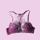 Hot selling Purple beautiful bra womens bras lingerie fashion with low price