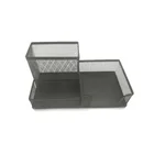 STASUN multifunction Metal Mesh office desk Pens Memos collection Accessories Organizer holder