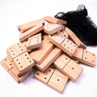 manufacturers custom Education toy Classic Table Play Game Wooden Color Printing Domino