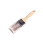 China professional beavertail PBT filaments hard wooden handle oil wall paint brush machine for painting