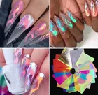 Wholesale 16pcs/set Flame Nail Sticker 2D Nail Decal Stickers