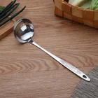 Soup Ladle Large Serving Soup Spoon Stainless Steel Long Handle Soup Ladle for Cooking Stirring