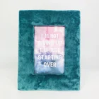Velvet Photo Picture Frame Customized size and color