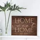 Custom Decoration JUNJI Personalized Wall Decor Novelty Wood Sign Custom Farmhouse Home Decoration Sign