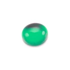 price per carat flat bottom oval cabochon synthetic Gemstone Colombia hydrotermal emerald