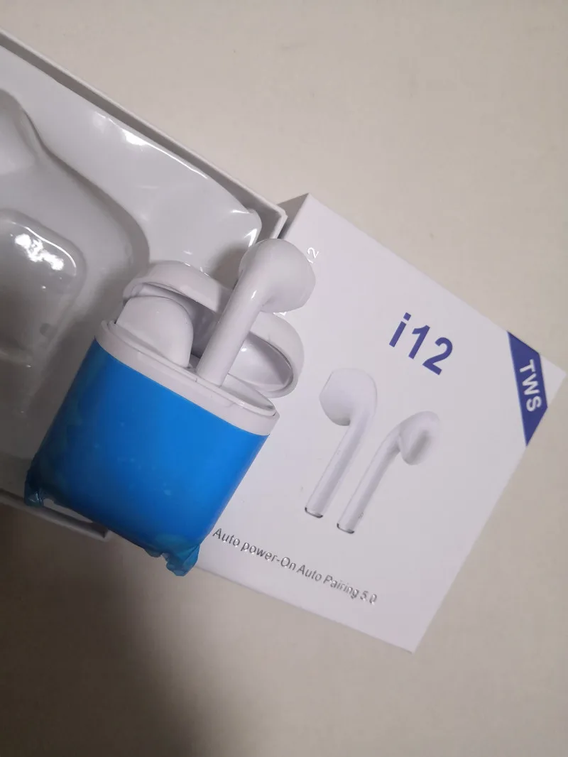 i12 tws 5.0 Wireless Earbuds Good Sound Quality 350mAh Charging Case i12s Sport Earphones vs i7s i9s tws Gift for Christmas - ANKUX.COM