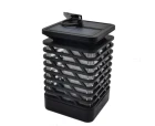 Flame Lantern Outdoor Light Solar IP44 Solar Flame LED Light Lantern Ni-Mh Outdoor Square Lantern