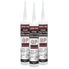 Outdoor Fungicide Black Structural White Acetic Transparent Glass Sealing Glue For Door And Window