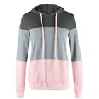OEM Service Hoodie Women Wholesale Good Quality Women Ladies Striped Pullover Hoodie