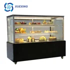 Anti-fog heating glass refrigerated bakery display cabinet cake refrigerator showcase price