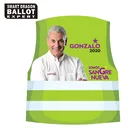 Custom Chile Election Security Clothing Voting Reflective Vests Ballot Vest Shirt