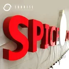 One-Stop Service Sign Led Store Manufacturer Custom Store Front Advertising Letter Sign Led Logo Sign