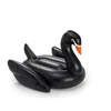 Low price inflatable black swanswimming floating mat inflat flamingo pool float and swan pool float inflatable swan toy