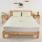 Customer Logo design service Jacquard Knitting fabric TPU waterproof back Mattress Protector