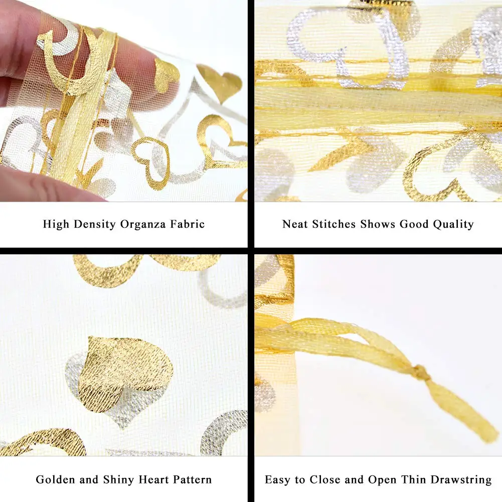 Treatment Customized Organza Jewelry Gift Drawstring Packaging - 动态图库网