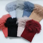 Shawl Shawl 2020 NEWEST LADIES HIGH QUALITY CASHMERE FEEL LIKE BIG SIZE FUR CAPE FRINGE SHAWL STOLE