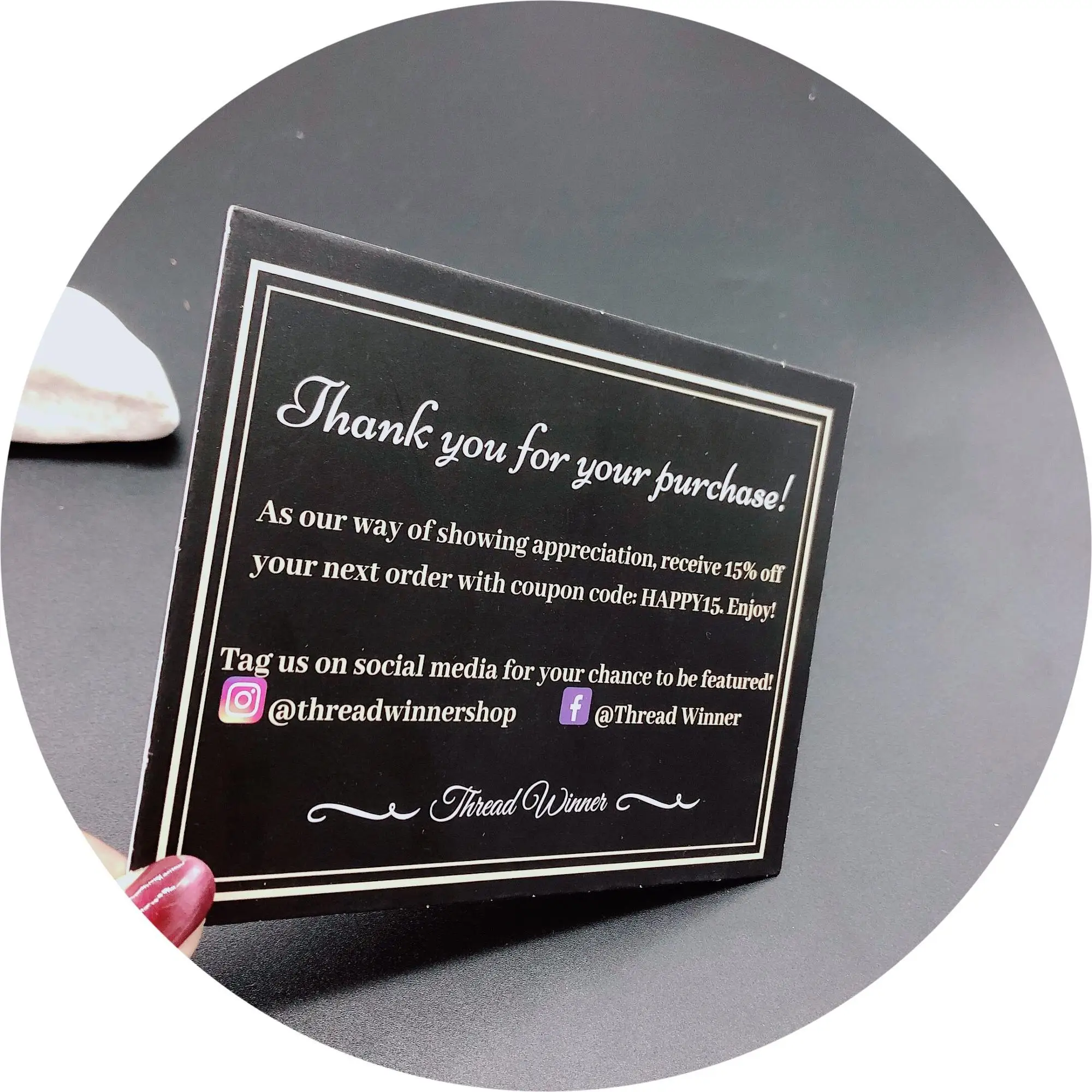 paper laser cut custom oiem design greeting postcard thank you