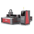 須田産業レーザー機器 1530 金属プレートチューブパイプ CNC 繊維レーザー切断機回転装置カッター