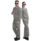 Practical wear-resisting modern stylish whole colored labour suit