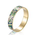 2020 New Personality Luxury Enamel Gold Bracelets Women Bangles For Jewelry Gift
