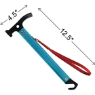 Hammer Carbon Camping Hammer Outdoor Camping Nail Hammer Alloy Handle Carbon Steel Multi Purpose Hammer