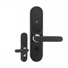 AJF Smart password lock home security door lock hotel induction magnetic card lock home stay apartment