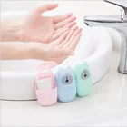 Soap 2019 New Travel Soap Paper Portable Mini Paper Soap50pcs in 1 Box Paper Hand Soap