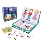 UCMD Children Early Education Toys Magnetic Human Body Parts Puzzle