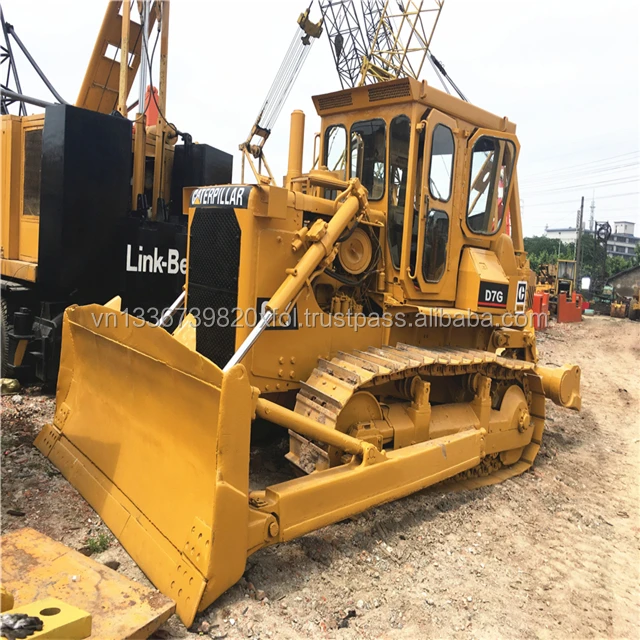 Used Original Caterpillar Bulldozer D7 Of Cat D7g Dozer With Winch