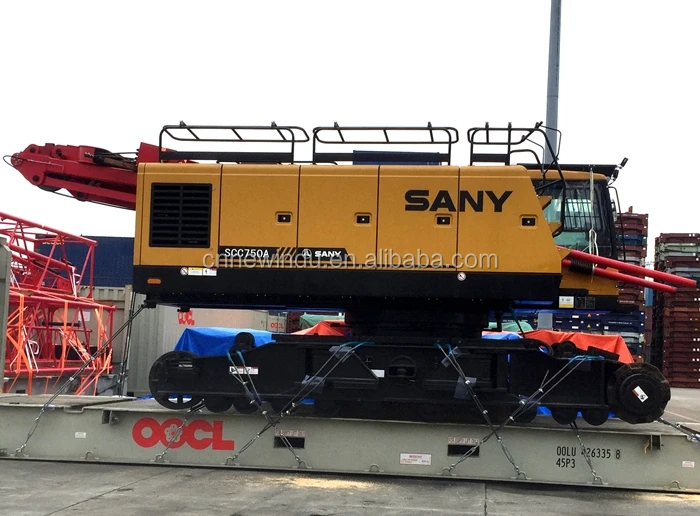 sany 75ton crawler crane scc750e crawler crane with competitive