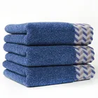 Towel Hotel Logo Custom 100 Cotton Bathroom Towel For Family Hotel Spa