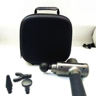 Easy to carry customized logo muscle massage gun with portable case