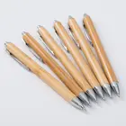 Aluminium Click Bamboo Pen Executive Ballpoint Pen Stripper Ballpoint Pen