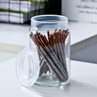 Glass Canister Glass Wholesale 750ml Wide Mouth Glass Jar For Tea Coffee Sugar Canister