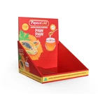 Cardboard Carton Counter Display Box for Skin Care,Cheap Corrugated Paper PDQ Counter Display Box
