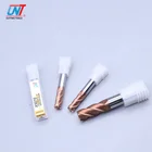 UNT cnc milling router 4 flutes carbide tin end mills metal work