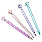 Plastic Rose Gold Logo Custom Diamond Crystal Pen For Promotional Gift
