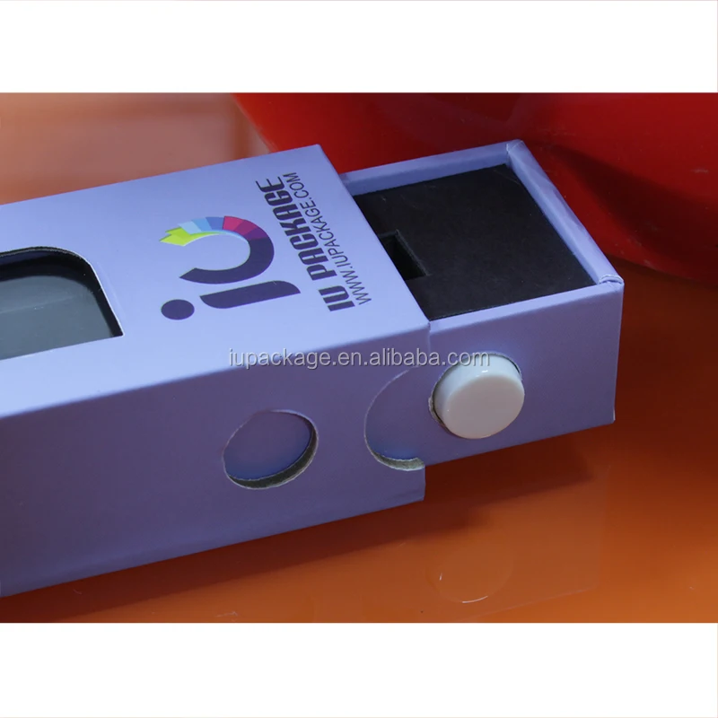 wholesale custom slide drawer gift box paper disposable vape pen