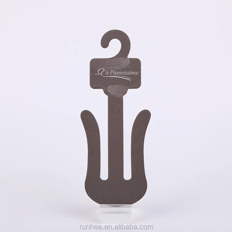 Recycled Eco Friendly Paper Cardboard Slipper Hanger Customized Design Shoes Hanger