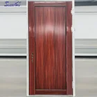 exterior aluminium wood door / aluminium interior door