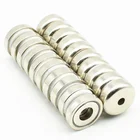 wholesale super strong neodymium pot magnet holder with countersunk hole