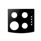 Gas Stove Cooktops Special-shaped Porous Black Cooktop Glass Mainly Used For Gas Stove Cooktops