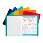 Flexible Plastic A4 Presentation Display Book with Soft Cover, Protege Document en polypropylene couverture souple