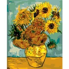Oil Painting Van Gogh Creative Starry Night Luxury Oil Painting DIY Paint By Number For Adult Amazon Supplier Artwork