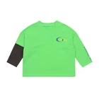 The new Korean spring and autumn 2019 shirt is made of pure cotton for baby boys kids clothes children