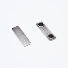 Custom shape retractable steel plate neodymium magnet magnetic name badge