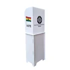 Good Quality PP Corrugated Voting Booth Plastic Ballot Ghana Vote Polling Booth
