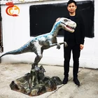 Show Dinosaurs Animatronics Outdoor Amusement Animatronic Fiberglass Dinosaur For Show