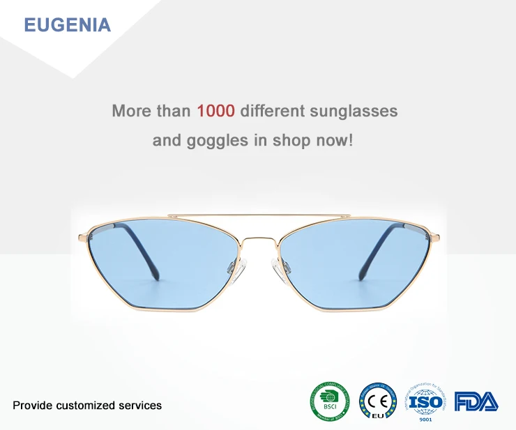 EUGENIA 2020 New arrival oem UV400 protection fashion women sunglasses