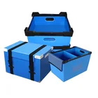 Boxes Correx Corrugated Collapsable Plastic Storage Box Foldable Custom Logo